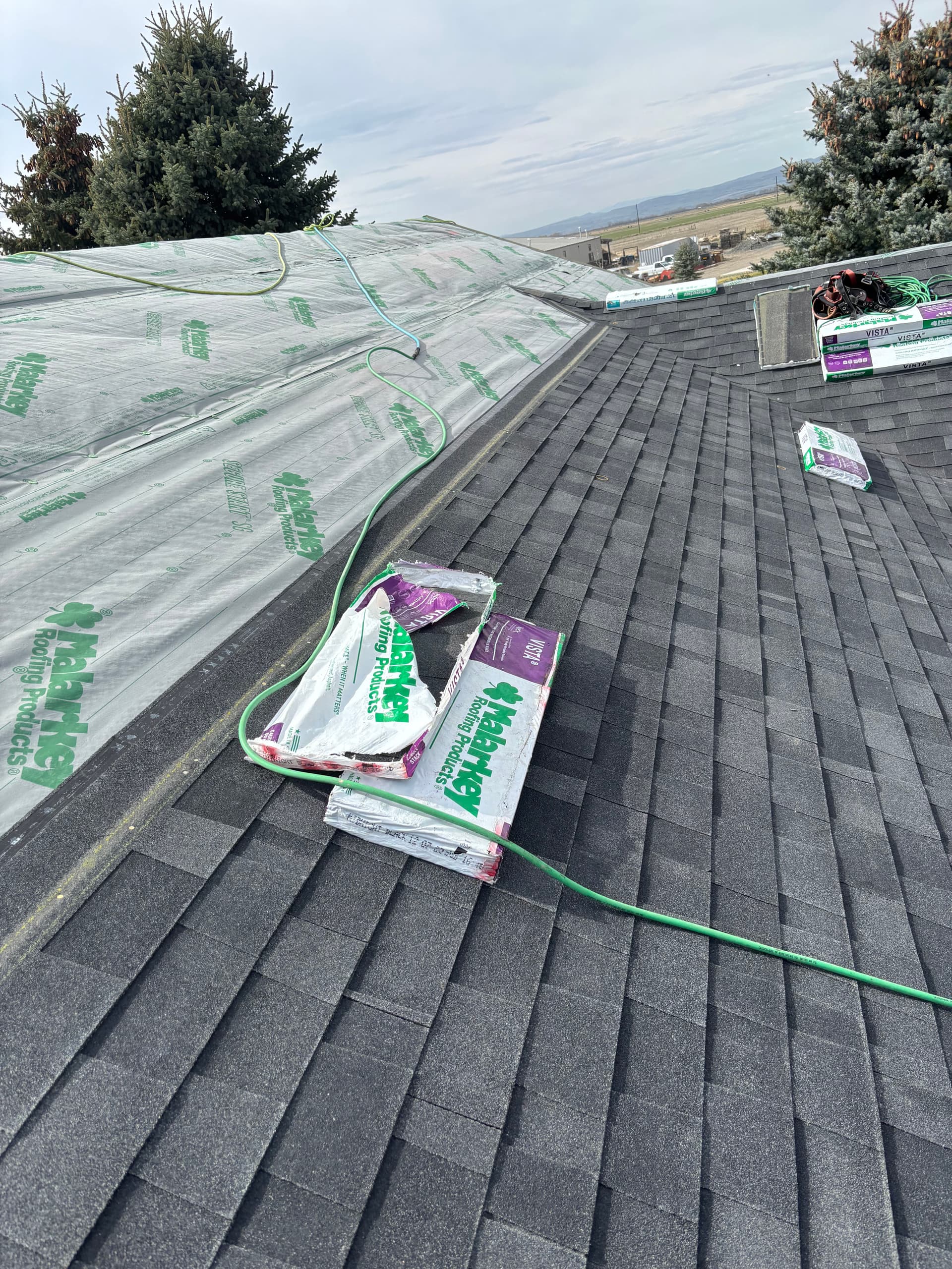 Gallery photos for Full Reroof with Malarkey Vista Shingles and a 50-Year Warranty: Image #2